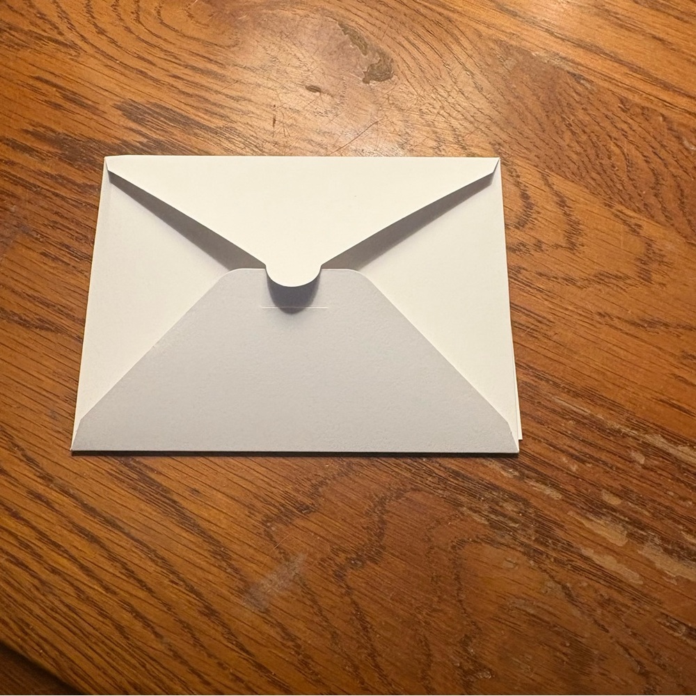 New Dior Elegant White Thank You Card - Picture 3 of 6